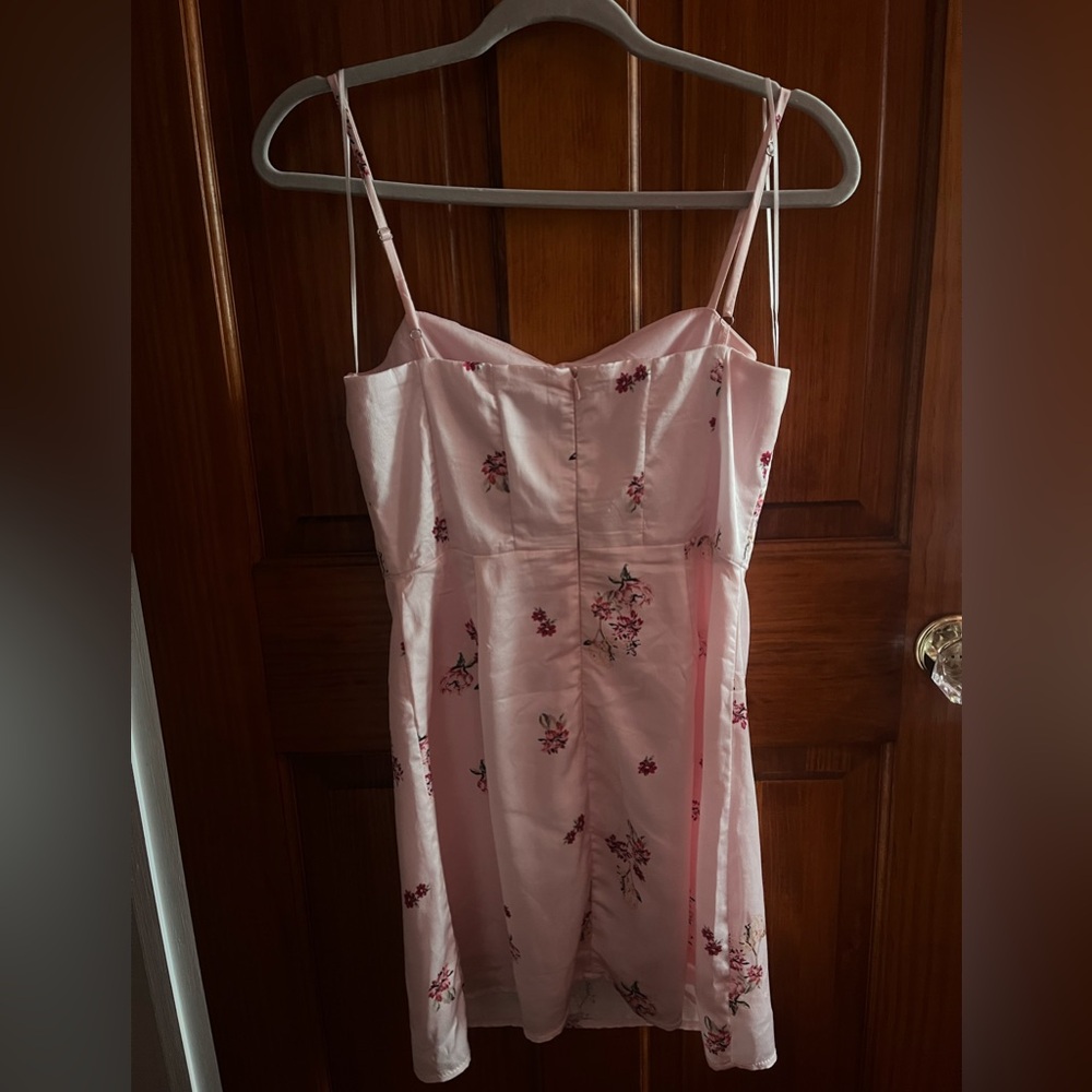 Princess Polly Pink Floral Satin Slip - Picture 3 of 3